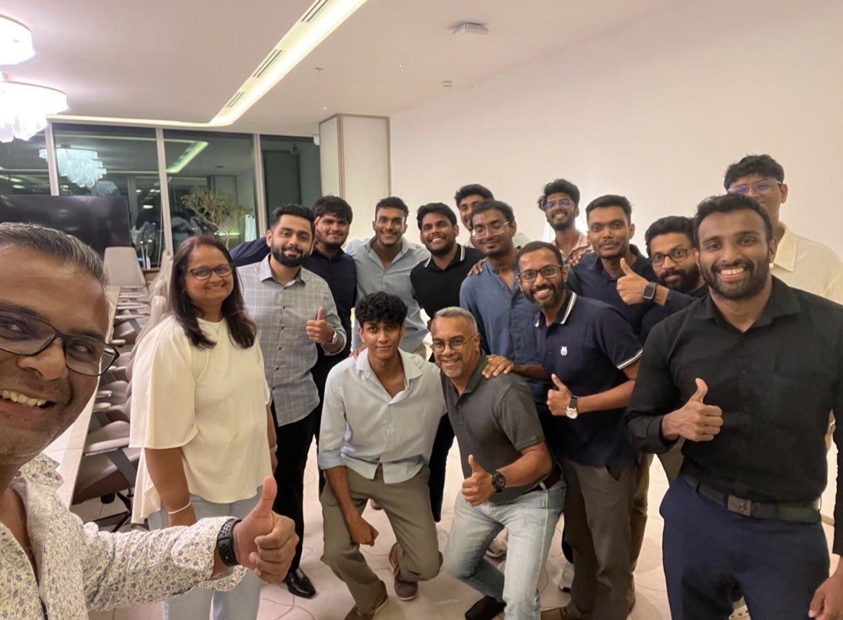 The Codax team with the TiE Next Gen group in Colombo
